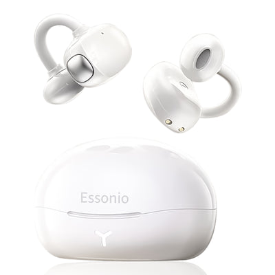 Essonio FC3 Open Ear Earbuds | 360° Spatial Audio, 70H Playtime, Bluetooth, IPX5 Waterproof, Lightweight for Sports & Work