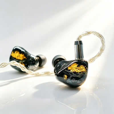Essonio ES-C19 in-Ear Monitors | 5 Knowles BA Drivers, 4.4mm Balanced, Hi-Res Audiophile IEM