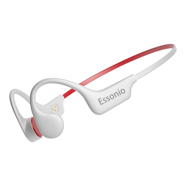 Essonio Ultra-Lightweight Bone Conduction Headphones | 26g, Bluetooth 5.3, 16GB MP3, IP68 Waterproof, 8H Battery for Swimming & Running