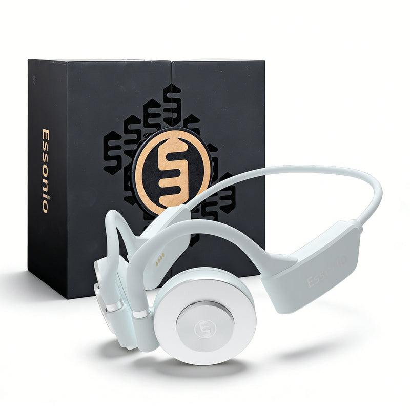 Essonio Open Ear Headphones | Ultra Deep Bass, Bluetooth, 3-Level Bass, ANC, 20H Playtime, Multi-Point Connect, Clear Calls 2