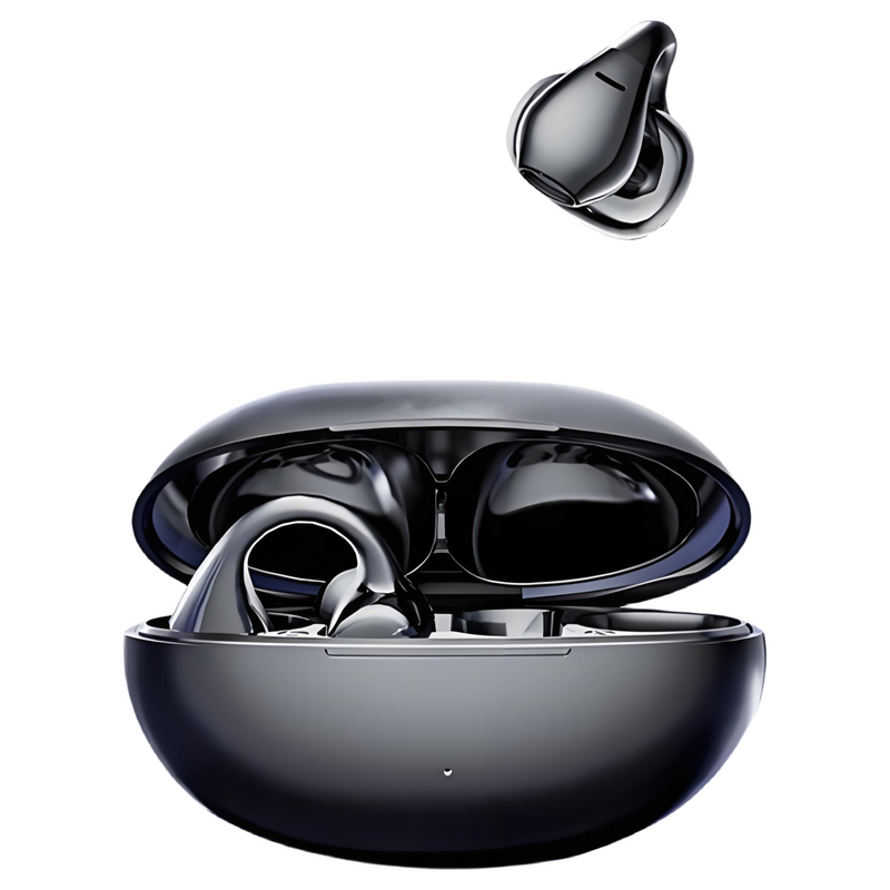 Essonio Open Ear Earphones | Bluetooth 5.4, Ultra-Light Clip, 68H Playtime, AI Noise Cancelling, Dual Device, Waterproof for Running & Gym 2