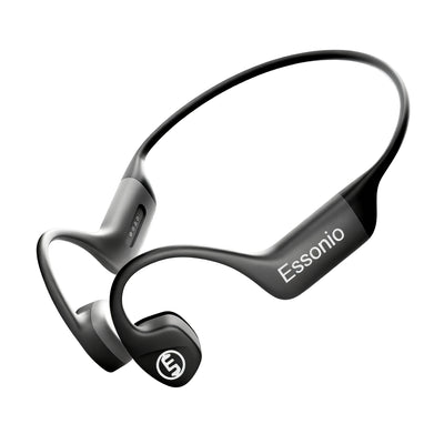Essonio Bone Conduction Headphones | IP68 Waterproof, 32GB MP3, Bluetooth Open Ear, Deep Bass for Swimming, Running & Cycling