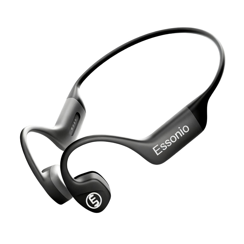 Essonio Bone Conduction Headphones | IP68 Waterproof, 32GB MP3, Bluetooth Open Ear, Deep Bass for Swimming, Running & Cycling